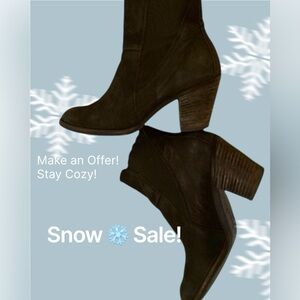 Paul Green Pull-On Black Bootie